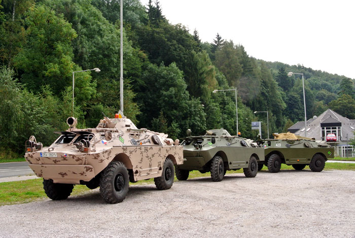 Konečně pohromadě, britský FERRET se připojí později. BRDM Zelená vlna