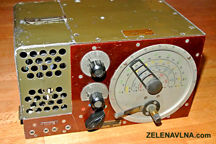 RP16 - přijímač radiostanice vz.29, která byla součástí zvláštního vlaku HVOA