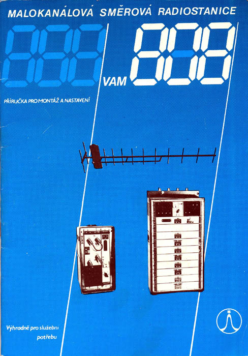 Titulní strana příručky pro montáž a nastavení radiostanice VAM 808 Radiostanice VAM 808